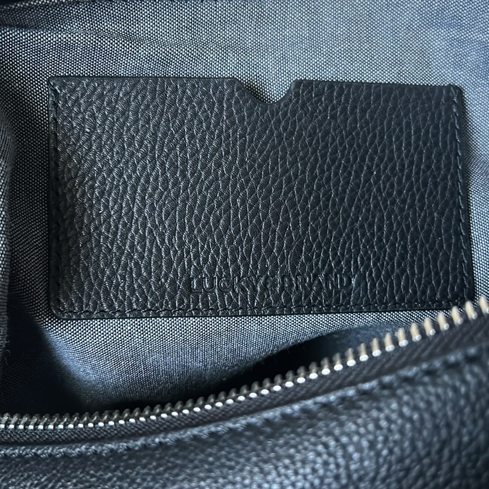 Lucky Brand Black Leather Sling Shoulder Bag - Picture 8 of 11